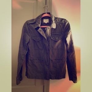 Green utility jacket